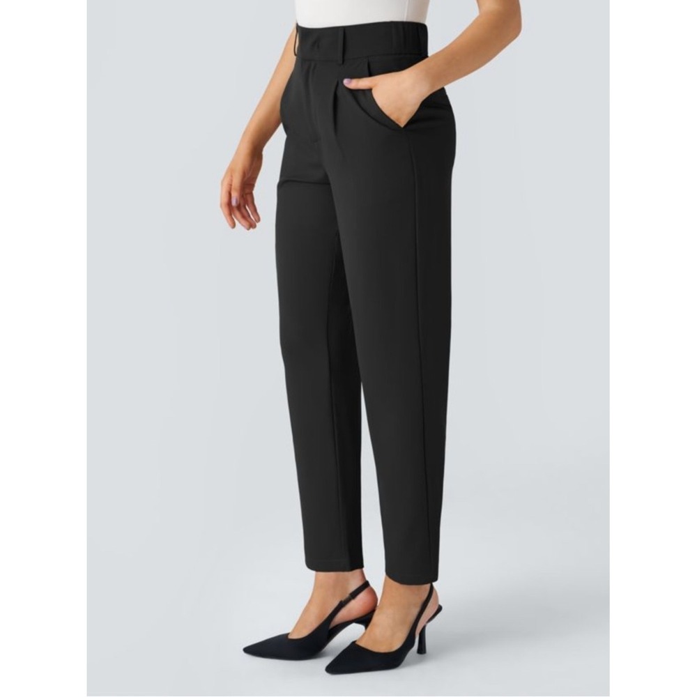Halara Flex High Waisted Pocket Solid Work Tapered Pants Size XL Tall NWOT